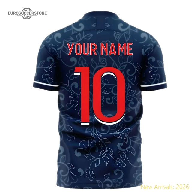 Paris 2025-2026 Home Concept Football Kit (Libero) (Your Name)-Vantage Point Soccer